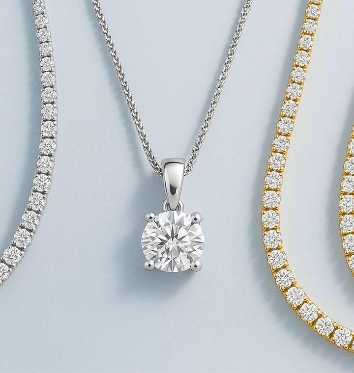 Diamond Jewelry Category: diamond necklaces and pendants