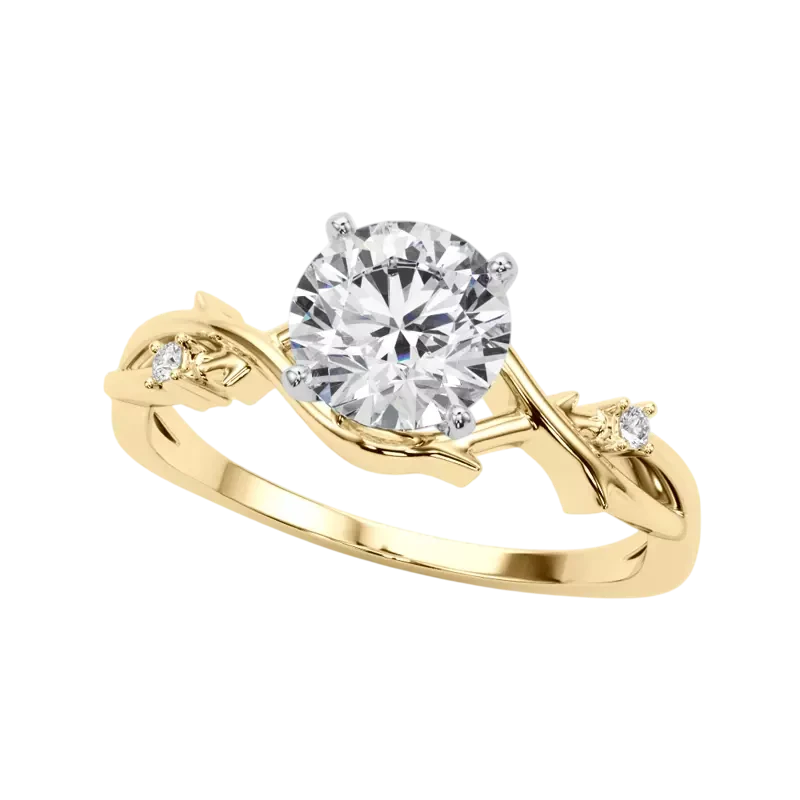 nature-inspired engagement rings