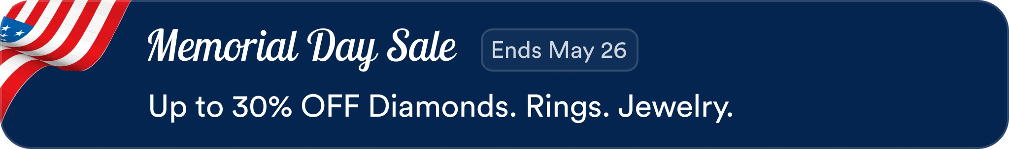 Black Friday Sale. Up to 30% off Every Diamond