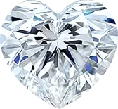 heart shaped diamond ring on hand