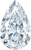 pear shaped diamond ring on hand