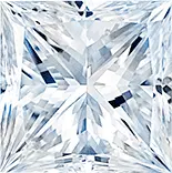 princess shaped diamond ring on hand