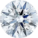 round shaped diamond ring on hand